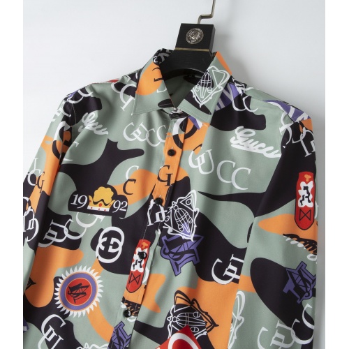 Cheap Gucci Shirts Long Sleeved For Men #947910 Replica Wholesale [$38.00 USD] [ITEM#947910] on Replica Gucci Shirts