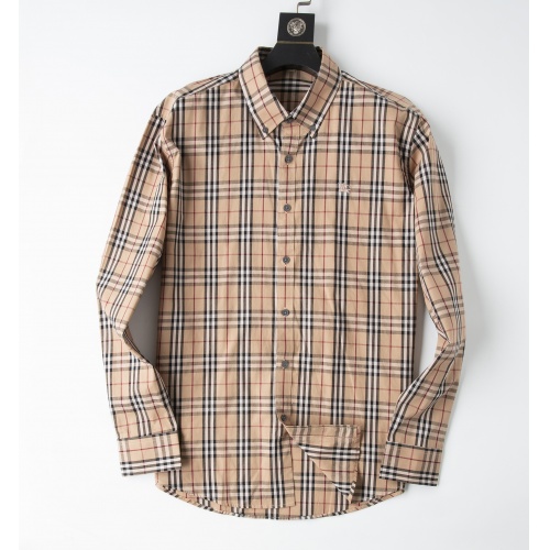 Cheap Burberry Shirts Long Sleeved For Men #947922 Replica Wholesale [$36.00 USD] [ITEM#947922] on Replica Burberry Shirts