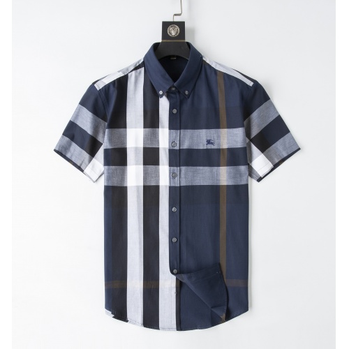 Cheap Burberry Shirts Short Sleeved For Men #947941 Replica Wholesale [$32.00 USD] [ITEM#947941] on Replica Burberry Shirts