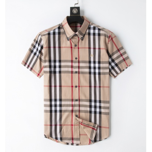 Cheap Burberry Shirts Short Sleeved For Men #947943 Replica Wholesale [$32.00 USD] [ITEM#947943] on Replica Burberry Shirts