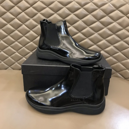Cheap Prada High Tops Shoes For Men #948092 Replica Wholesale [$78.00 USD] [ITEM#948092] on Replica Prada High Top Shoes