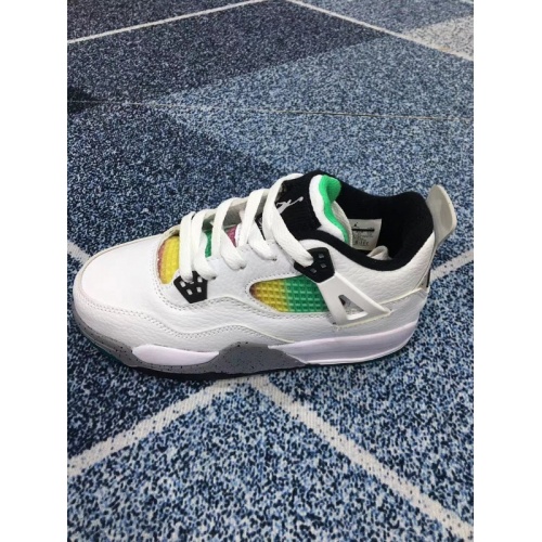 Cheap Air Jordan 4 IV Kids Shoes For Kids #948177 Replica Wholesale [$56.00 USD] [ITEM#948177] on Replica Air Jordan 4 IV Kids Shoes