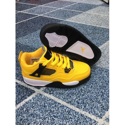 Cheap Air Jordan 4 IV Kids Shoes For Kids #948185 Replica Wholesale [$56.00 USD] [ITEM#948185] on Replica Air Jordan 4 IV Kids Shoes