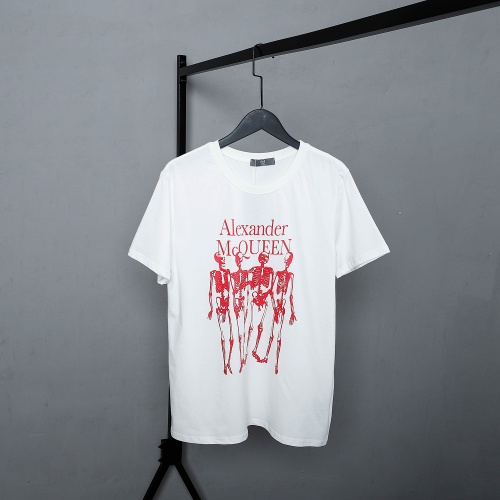 Cheap Alexander McQueen T-shirts Short Sleeved For Unisex #948279 Replica Wholesale [$27.00 USD] [ITEM#948279] on Replica Alexander McQueen T-shirts
