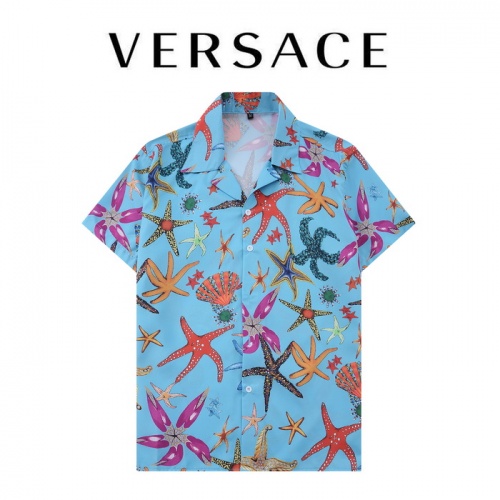 Cheap Versace Shirts Short Sleeved For Men #948568 Replica Wholesale [$34.00 USD] [ITEM#948568] on Replica Versace Shirts