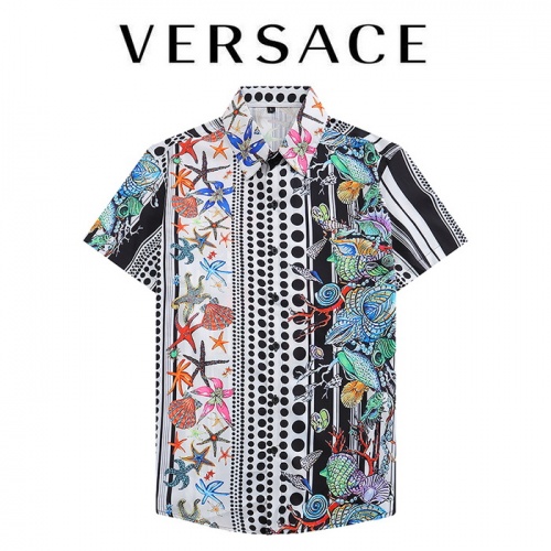 Cheap Versace Shirts Short Sleeved For Men #948571 Replica Wholesale [$34.00 USD] [ITEM#948571] on Replica Versace Shirts