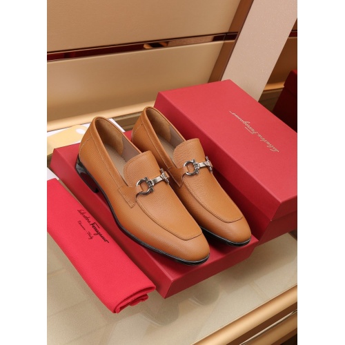 Cheap Ferragamo Leather Shoes For Men #948885 Replica Wholesale [$125.00 USD] [ITEM#948885] on Replica Salvatore Ferragamo Leather Shoes