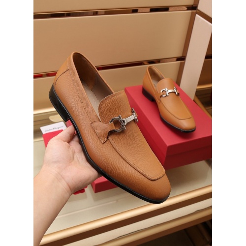 Cheap Ferragamo Leather Shoes For Men #948885 Replica Wholesale [$125.00 USD] [ITEM#948885] on Replica Salvatore Ferragamo Leather Shoes