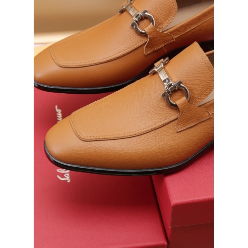 Cheap Ferragamo Leather Shoes For Men #948885 Replica Wholesale [$125.00 USD] [ITEM#948885] on Replica Salvatore Ferragamo Leather Shoes