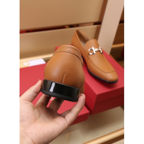 Cheap Ferragamo Leather Shoes For Men #948885 Replica Wholesale [$125.00 USD] [ITEM#948885] on Replica Salvatore Ferragamo Leather Shoes