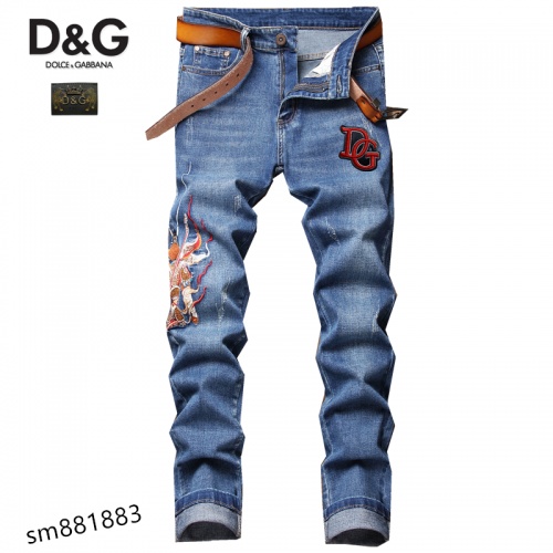 Cheap Dolce &amp; Gabbana D&amp;G Jeans For Men #948902 Replica Wholesale [$48.00 USD] [ITEM#948902] on Replica Dolce &amp; Gabbana D&amp;G Jeans