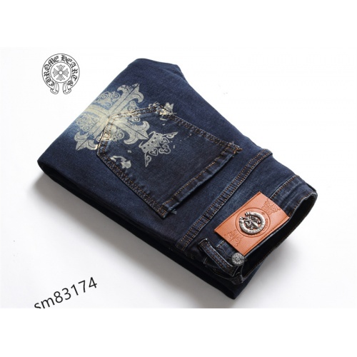 Cheap Chrome Hearts Jeans For Men #950260 Replica Wholesale [$48.00 USD] [ITEM#950260] on Replica Chrome Hearts Jeans