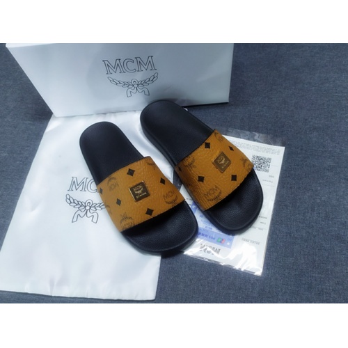 Cheap MCM Slippers For Women #950696 Replica Wholesale [$41.00 USD] [ITEM#950696] on Replica MCM Slippers