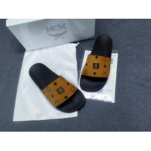 Cheap MCM Slippers For Women #950696 Replica Wholesale [$41.00 USD] [ITEM#950696] on Replica MCM Slippers