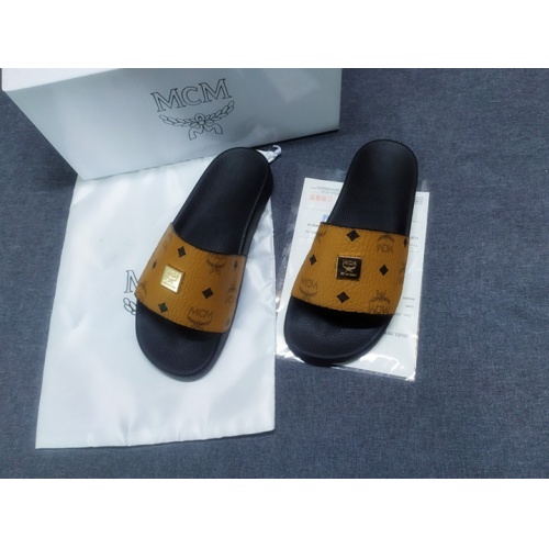 Cheap MCM Slippers For Women #950696 Replica Wholesale [$41.00 USD] [ITEM#950696] on Replica MCM Slippers