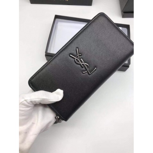 Cheap Yves Saint Laurent AAA Quality Wallets For Women #951048 Replica Wholesale [$42.00 USD] [ITEM#951048] on Replica Yves Saint Laurent AAA Wallets