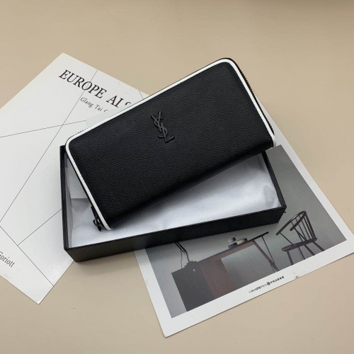 Cheap Yves Saint Laurent AAA Quality Wallets For Women #951050 Replica Wholesale [$42.00 USD] [ITEM#951050] on Replica Yves Saint Laurent AAA Wallets