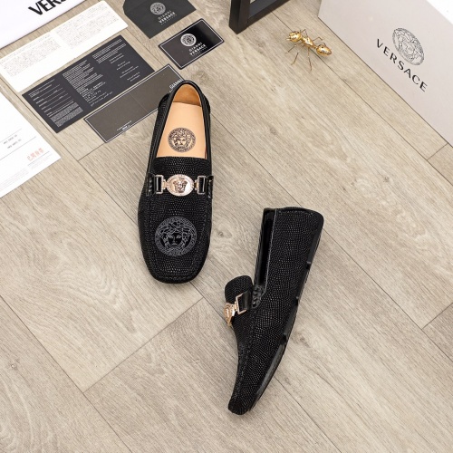 Cheap Versace Leather Shoes For Men #951110 Replica Wholesale [$68.00 USD] [ITEM#951110] on Replica Versace Leather Shoes