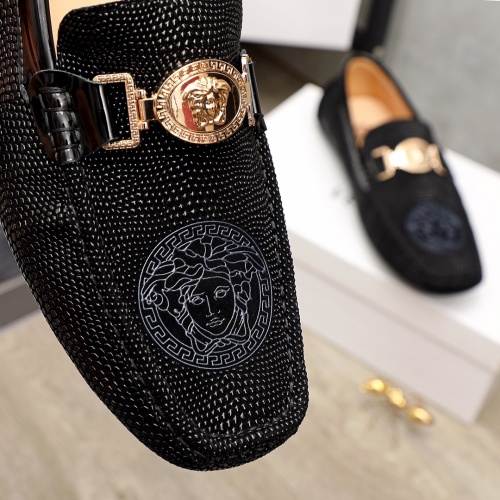 Cheap Versace Leather Shoes For Men #951110 Replica Wholesale [$68.00 USD] [ITEM#951110] on Replica Versace Leather Shoes