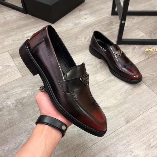 Cheap Prada Leather Shoes For Men #951116 Replica Wholesale [$85.00 USD] [ITEM#951116] on Replica Prada Leather Shoes