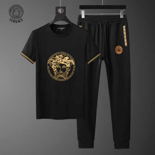 Cheap Versace Tracksuits Short Sleeved For Men #951442 Replica Wholesale [$64.00 USD] [ITEM#951442] on Replica Versace Tracksuits