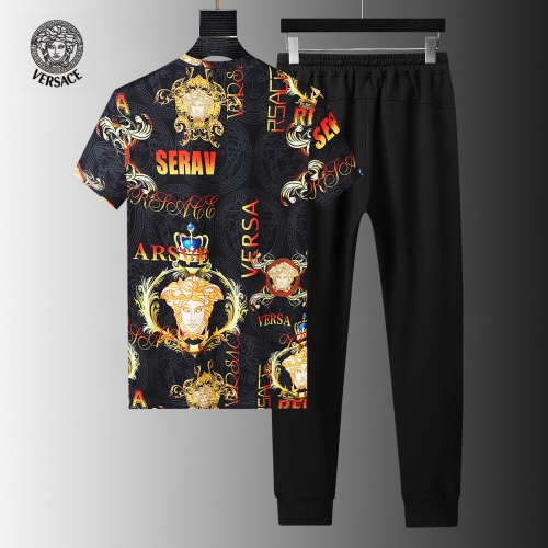Cheap Versace Tracksuits Short Sleeved For Men #951447 Replica Wholesale [$64.00 USD] [ITEM#951447] on Replica Versace Tracksuits