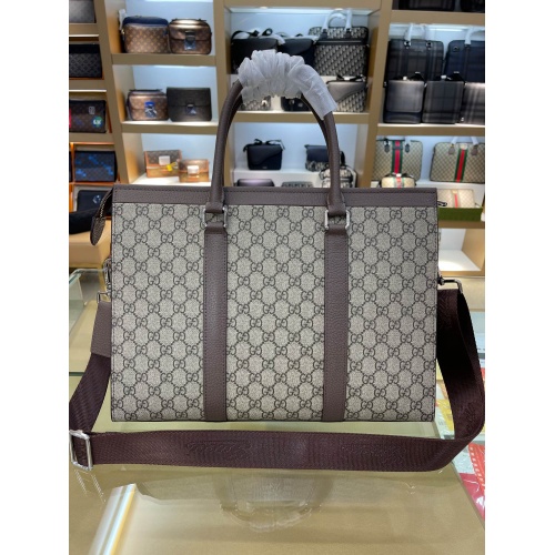 Cheap Gucci AAA Man Handbags #951782 Replica Wholesale [$145.00 USD] [ITEM#951782] on Replica Gucci AAA Man Handbags