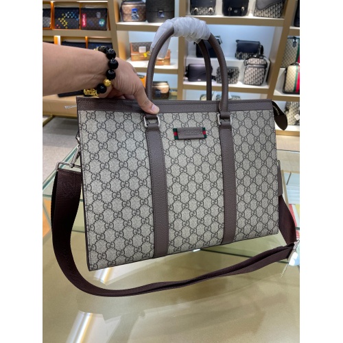 Cheap Gucci AAA Man Handbags #951782 Replica Wholesale [$145.00 USD] [ITEM#951782] on Replica Gucci AAA Man Handbags