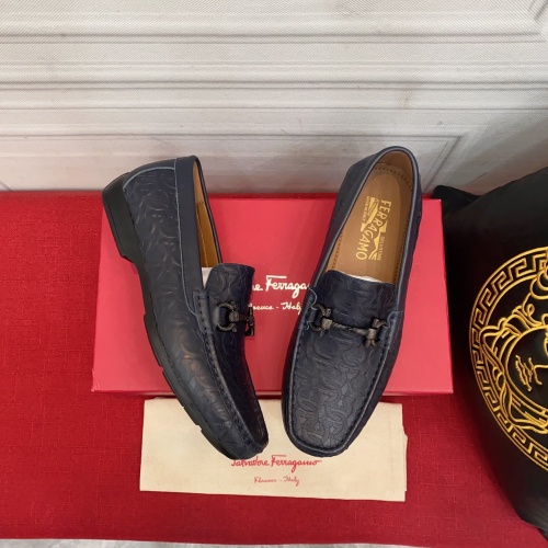 Cheap Ferragamo Leather Shoes For Men #953360 Replica Wholesale [$88.00 USD] [ITEM#953360] on Replica Salvatore Ferragamo Leather Shoes