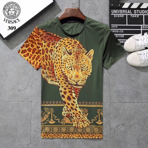 Cheap Versace T-Shirts Short Sleeved For Men #955033 Replica Wholesale [$27.00 USD] [ITEM#955033] on Replica Versace T-Shirts