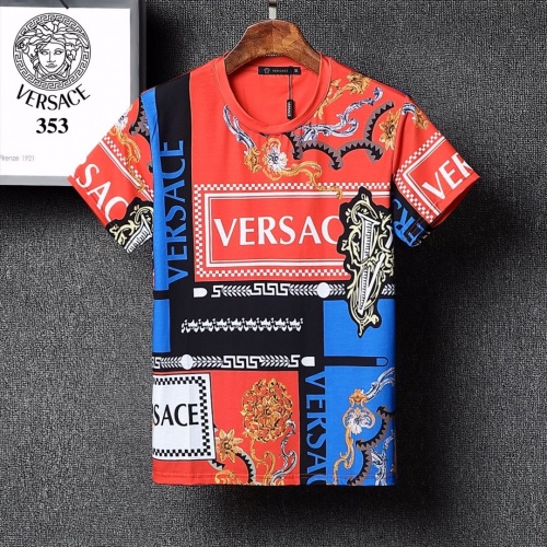 Cheap Versace T-Shirts Short Sleeved For Men #955069 Replica Wholesale [$27.00 USD] [ITEM#955069] on Replica Versace T-Shirts