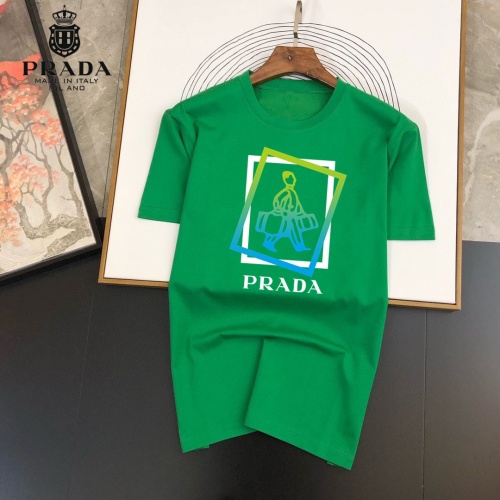 Cheap Prada T-Shirts Short Sleeved For Men #955405 Replica Wholesale [$25.00 USD] [ITEM#955405] on Replica Prada T-Shirts
