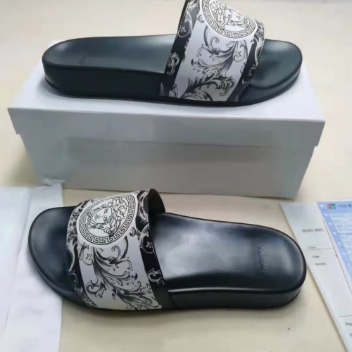 Cheap Versace Slippers For Women #956331 Replica Wholesale [$45.00 USD] [ITEM#956331] on Replica Versace Slippers