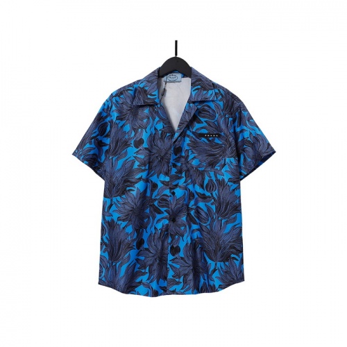 Cheap Prada Shirts Short Sleeved For Men #957429 Replica Wholesale [$32.00 USD] [ITEM#957429] on Replica Prada Shirts