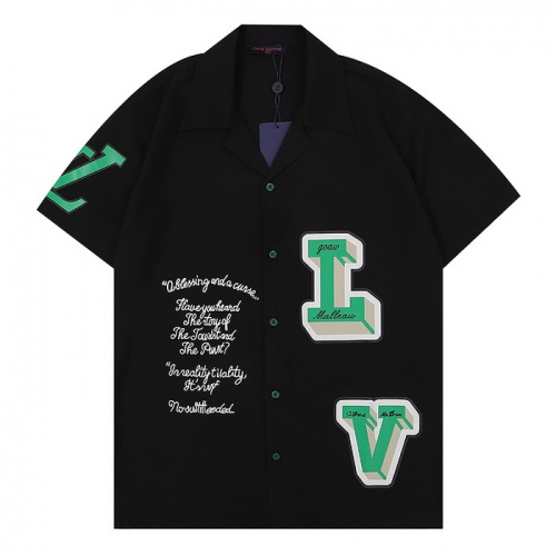 Cheap Louis Vuitton LV Shirts Short Sleeved For Men #957445 Replica Wholesale [$34.00 USD] [ITEM#957445] on Replica Louis Vuitton LV Shirts