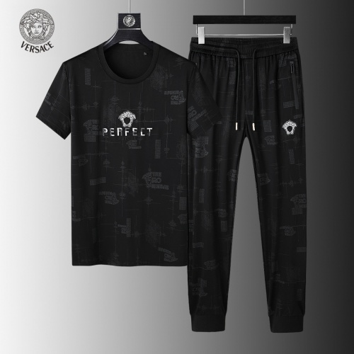 Cheap Versace Tracksuits Short Sleeved For Men #957650 Replica Wholesale [$64.00 USD] [ITEM#957650] on Replica Versace Tracksuits