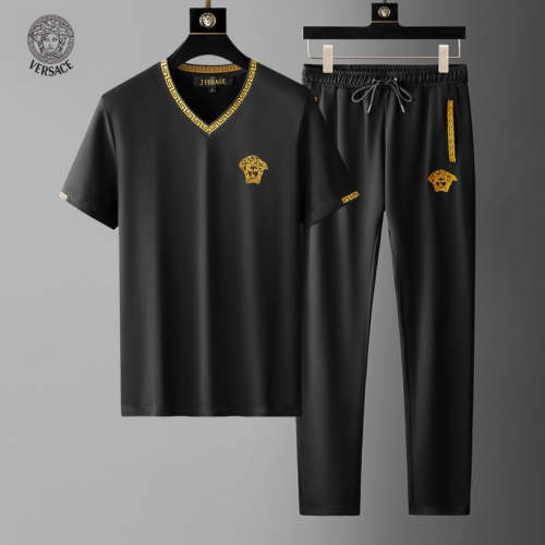 Cheap Versace Tracksuits Short Sleeved For Men #957679 Replica Wholesale [$68.00 USD] [ITEM#957679] on Replica Versace Tracksuits