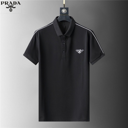 Cheap Prada T-Shirts Short Sleeved For Men #957977 Replica Wholesale [$38.00 USD] [ITEM#957977] on Replica Prada T-Shirts