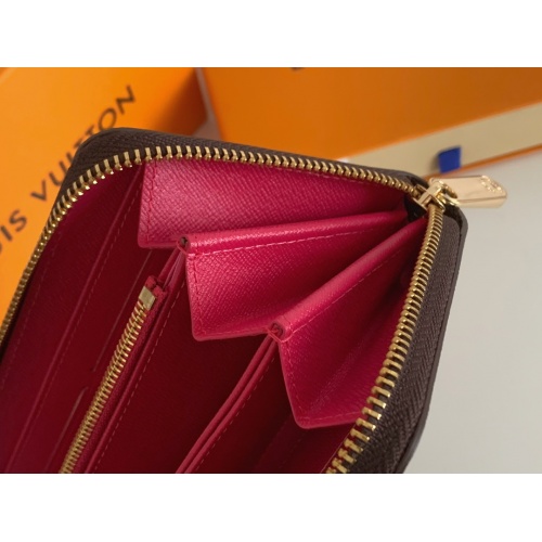 Cheap Louis Vuitton LV Wallets In Rose Red For Women #958523 Replica Wholesale [$34.00 USD] [ITEM#958523] on Replica Louis Vuitton LV Wallets