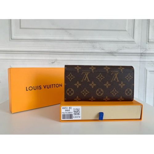 Cheap Louis Vuitton LV Wallets In Coffee For Women #958527 Replica Wholesale [$36.00 USD] [ITEM#958527] on Replica Louis Vuitton LV Wallets