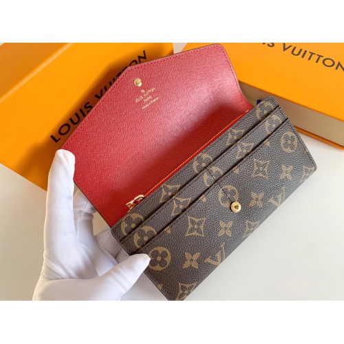 Cheap Louis Vuitton LV Wallets In Red For Women #958535 Replica Wholesale [$36.00 USD] [ITEM#958535] on Replica Louis Vuitton LV Wallets