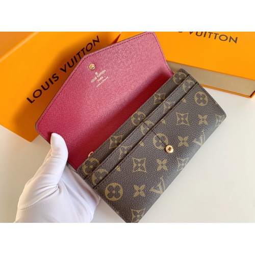 Cheap Louis Vuitton LV Wallets In Burgundy For Women #958538 Replica Wholesale [$36.00 USD] [ITEM#958538] on Replica Louis Vuitton LV Wallets