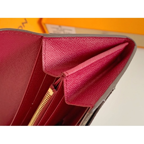 Cheap Louis Vuitton LV Wallets In Burgundy For Women #958538 Replica Wholesale [$36.00 USD] [ITEM#958538] on Replica Louis Vuitton LV Wallets