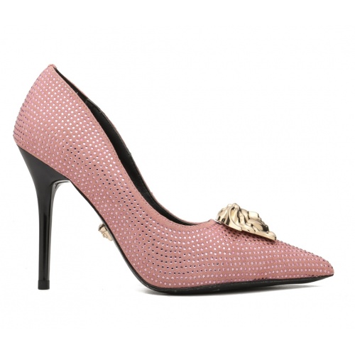 Cheap Versace High-Heeled Shoes For Women #958841 Replica Wholesale [$80.00 USD] [ITEM#958841] on Replica Versace High-Heeled Shoes