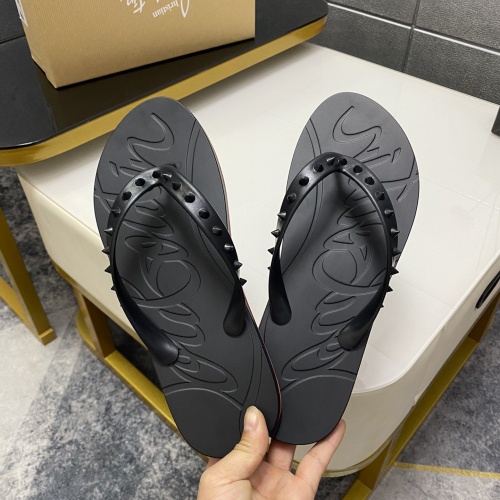 Cheap Christian Louboutin CL Slippers For Women #959203 Replica Wholesale [$42.00 USD] [ITEM#959203] on Replica Christian Louboutin CL Slippers