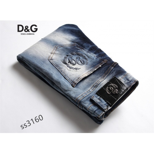 Cheap Dolce &amp; Gabbana D&amp;G Jeans For Men #959233 Replica Wholesale [$48.00 USD] [ITEM#959233] on Replica Dolce &amp; Gabbana D&amp;G Jeans