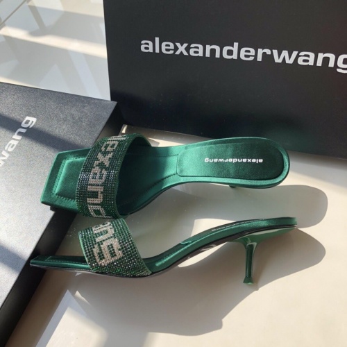 Cheap Alexander Wang Slippers For Women #960199 Replica Wholesale [$92.00 USD] [ITEM#960199] on Replica Alexander Wang Slippers