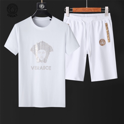 Cheap Versace Tracksuits Short Sleeved For Men #960434 Replica Wholesale [$60.00 USD] [ITEM#960434] on Replica Versace Tracksuits