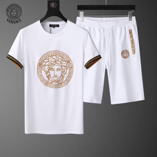 Cheap Versace Tracksuits Short Sleeved For Men #960444 Replica Wholesale [$60.00 USD] [ITEM#960444] on Replica Versace Tracksuits