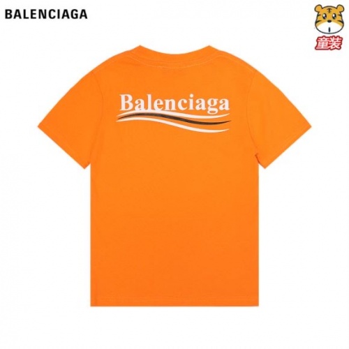 Cheap Balenciaga Kids T-Shirts Short Sleeved For Kids #960554 Replica Wholesale [$27.00 USD] [ITEM#960554] on Replica Balenciaga Kids T-Shirts
